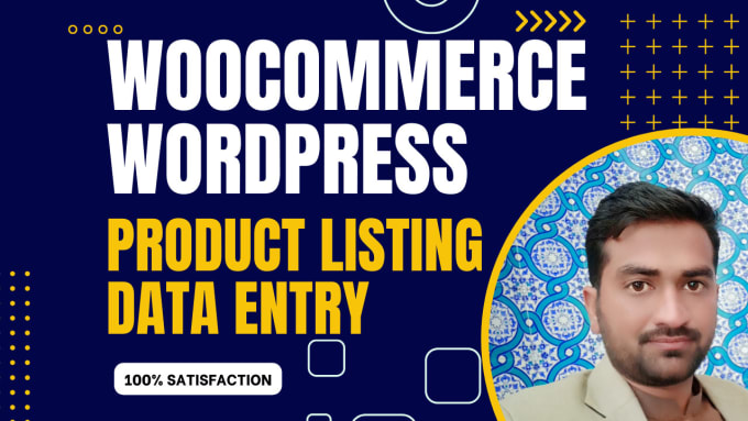 Gig Preview - List upload or add products to woocommerce wordpress and data entry