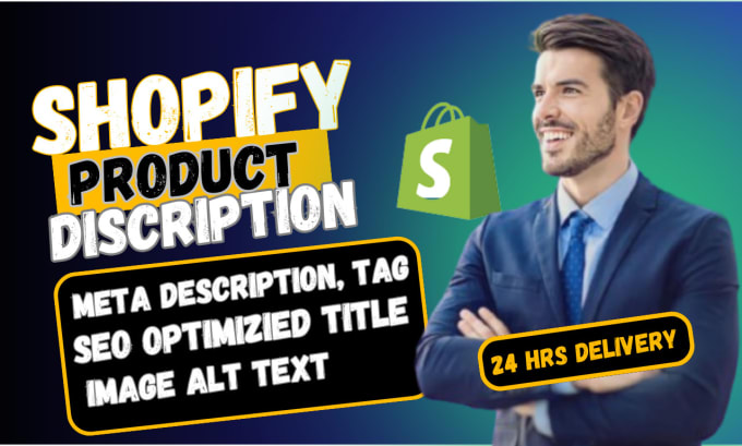 Gig Preview - Write product descriptions for your shopify website