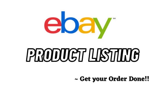 Gig Preview - Create bulk ebay product listing