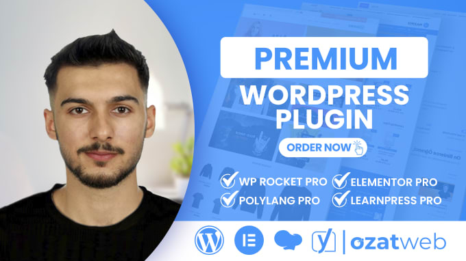 Gig Preview - Install elementor, wp rocket and any pro plugin