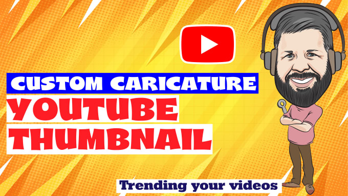 Gig Preview - Design caricature youtube thumbnail