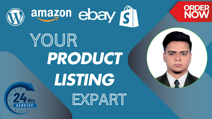 Bestseller - upload or add product listing on your wordpress, shopify e commerce site