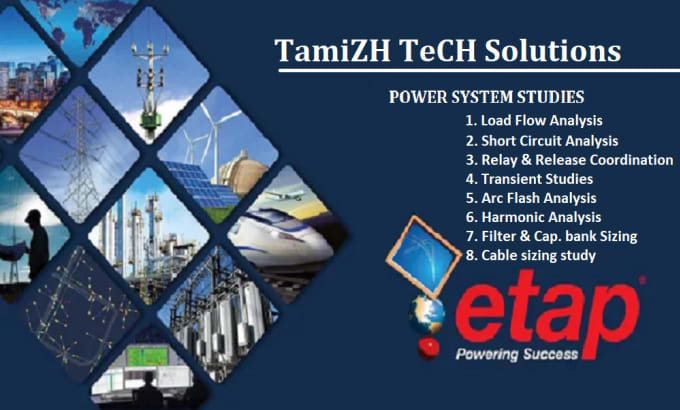 Gig Preview - Power system analysis using etap