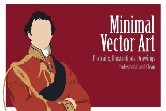 Gig Preview - Make your minimal, historical vector art