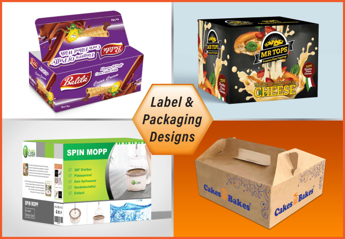 Gig Preview - Design professional and outstanding packaging and labels