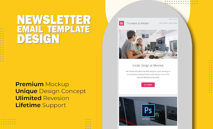 Gig Preview - Design a professional HTML email template or newsletter