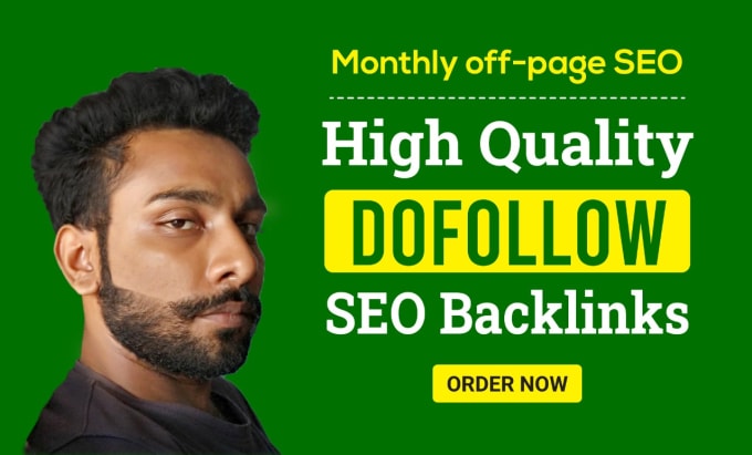 Gig Preview - White hat high quality dofollow SEO backlinks service manual