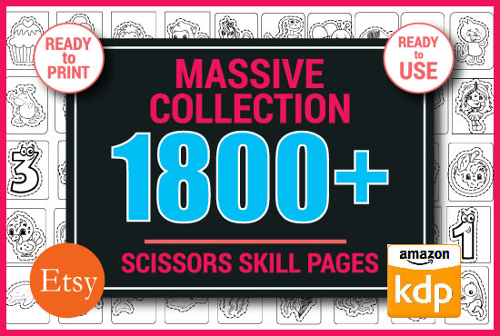 Gig Preview - Deliver 1800 scissors skill pages within 1 hour