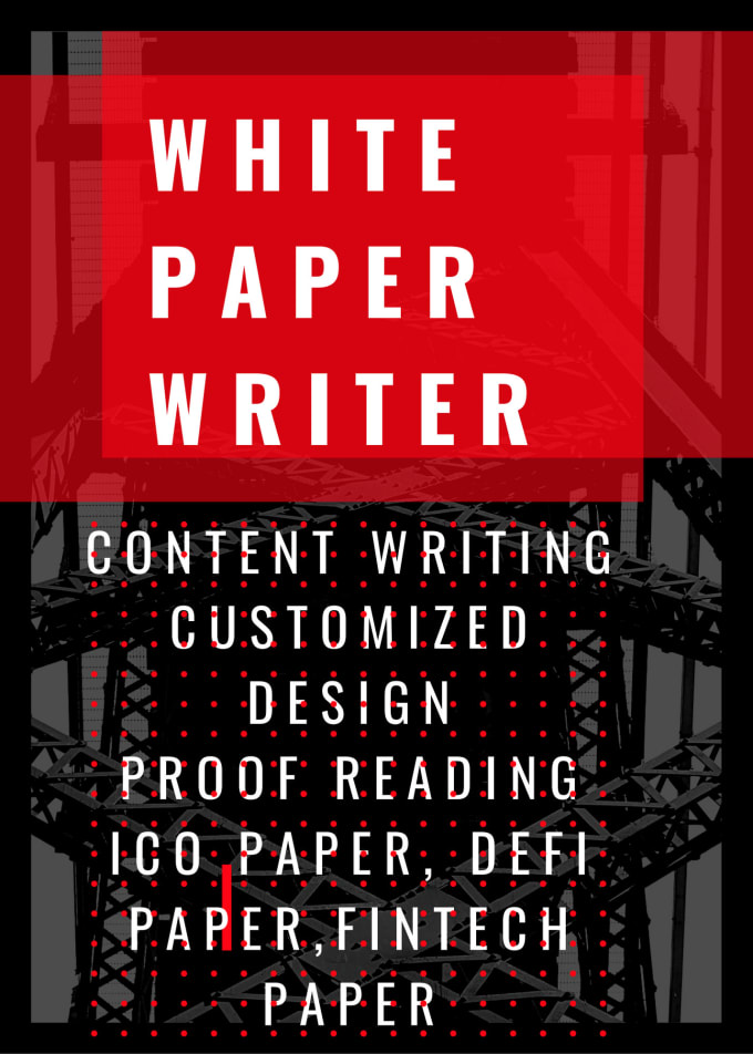 Gig Preview - Write and design your white paper or article