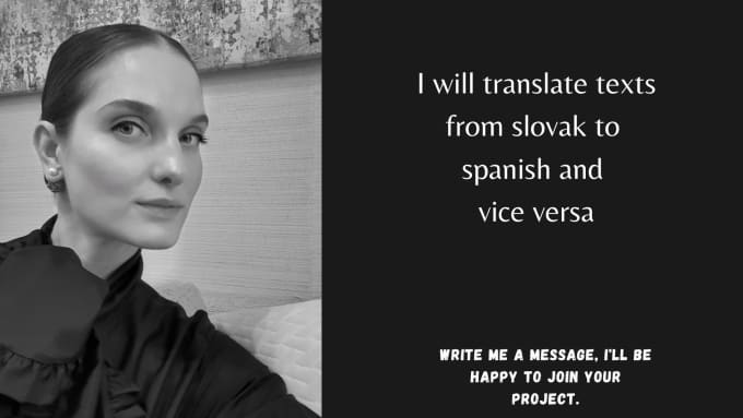 Gig Preview - Translate texts from slovak to spanish and vice versa