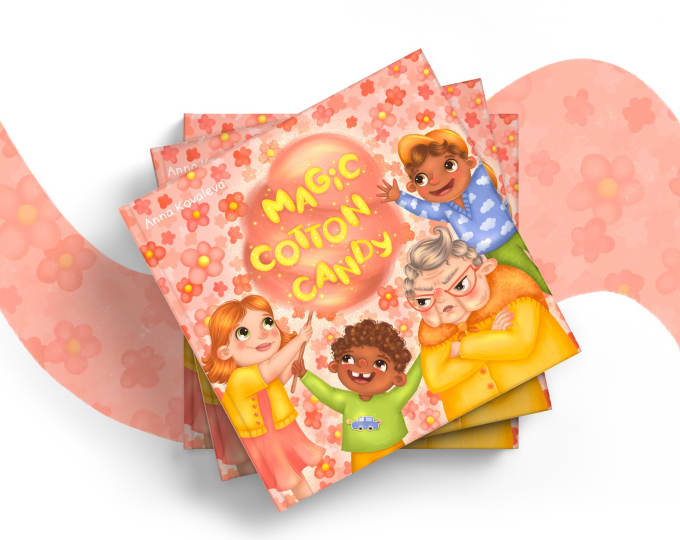 Gig Preview - Design custom colorful illustrations for your children story