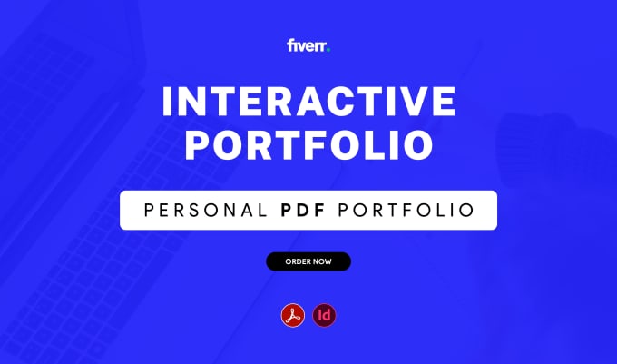 Gig Preview - Design a creative and personal interactive PDF portfolio