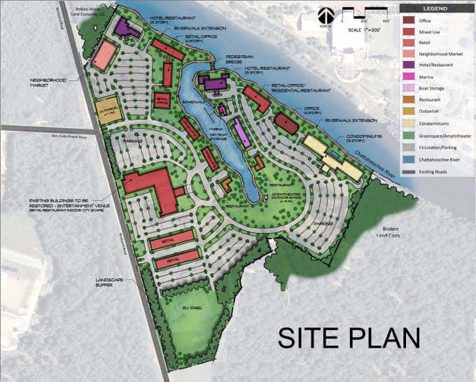 Gig Preview - Plan or render site plan and masterplan for you