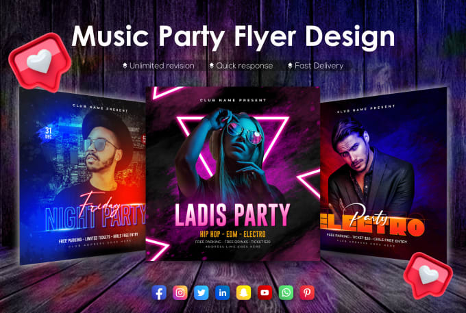 Bestseller - create party flyer, dj, hiphop, event, club flyer, music flyer