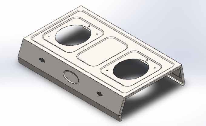 Gig Preview - Sheet metal design, dxf and technical drawing