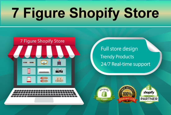 Gig Preview - Build 7 figure shopify store with a highly converted premium theme