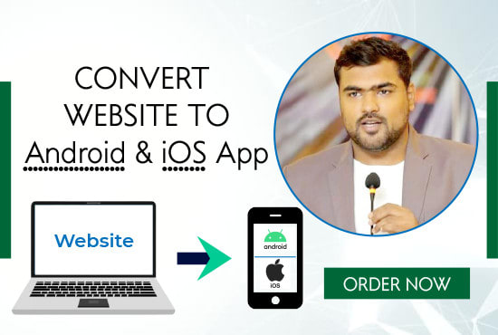 Gig Preview - Convert website to android app or IOS app, website to app