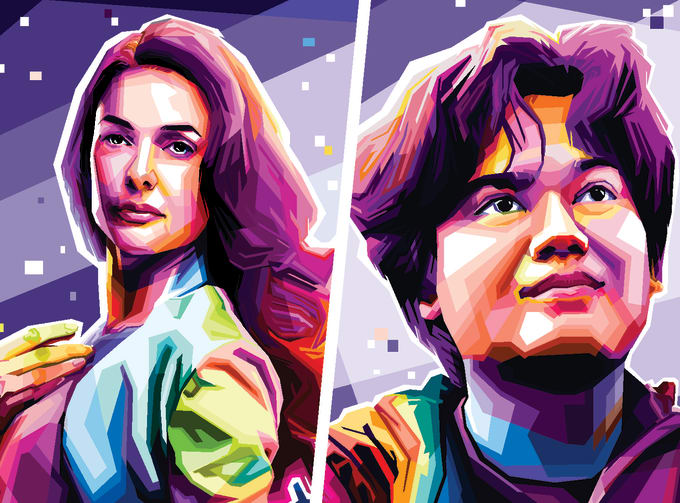 Gig Preview - Make your photo into awesome wpap pop art