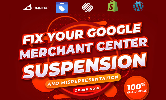 Gig Preview - Fix your merchant center suspension for google shopping ads