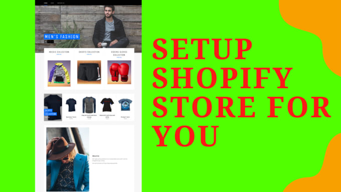 Gig Preview - Set up the best shopify store