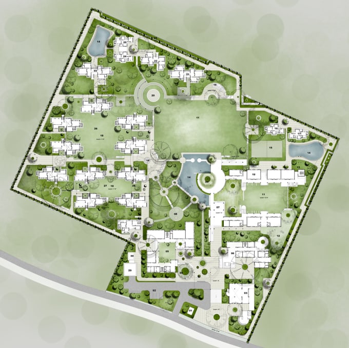 Gig Preview - Draw and render 2d floor plan, master plan, site plans