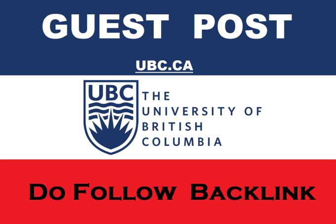 Gig Preview - Provide guest post on ubc ca with dofollow link