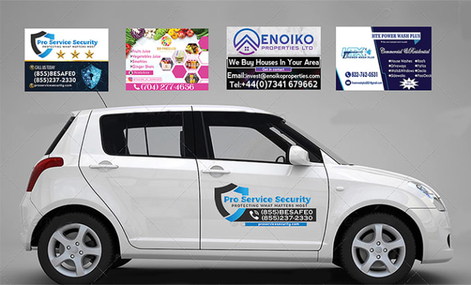 Gig Preview - Design car magnet , truck magnet and vehicle magnetic signs