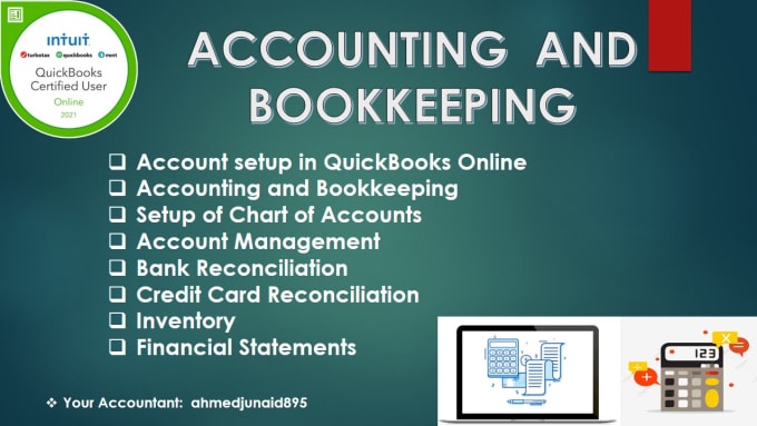 Bestseller - do accounting and bookkeeping with bank reconciliation in quickbooks online