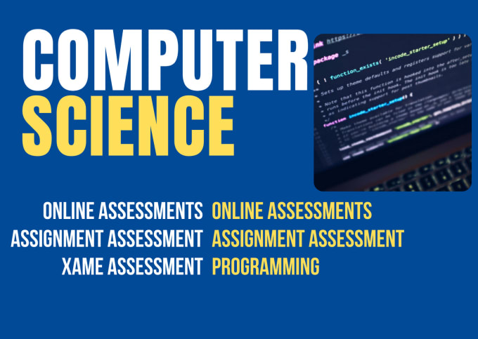 Gig Preview - Do help all types of computer science related task