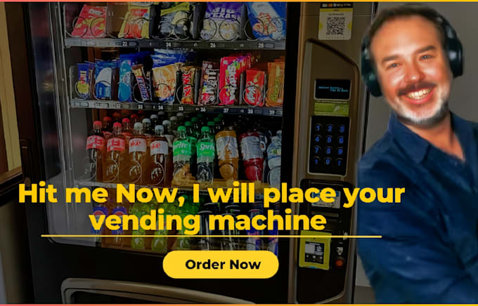 Gig Preview - Be your vending machine locator for vending placement