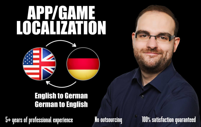 Gig Preview - Localize from english to german or german to english