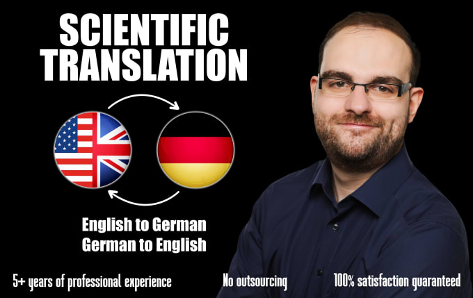 Gig Preview - Translate scientific texts from english to german or german to english