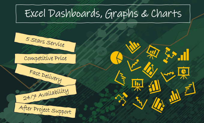 Gig Preview - Create excel dashboards, graphs, and charts