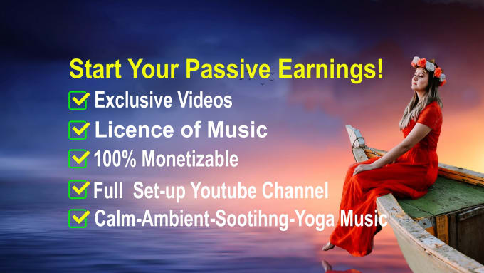 Gig Preview - Create 30 exclusive meditation, relax, yoga music 4k videos for youtube