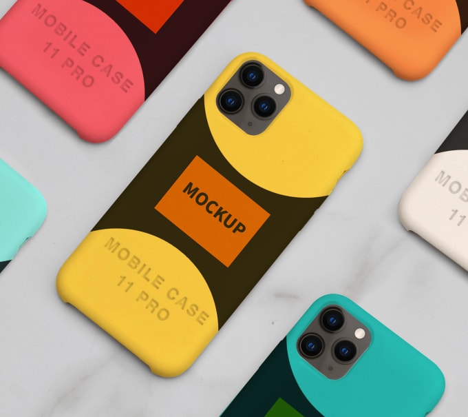 Gig Preview - Create phone case smart object mockup with photoshop