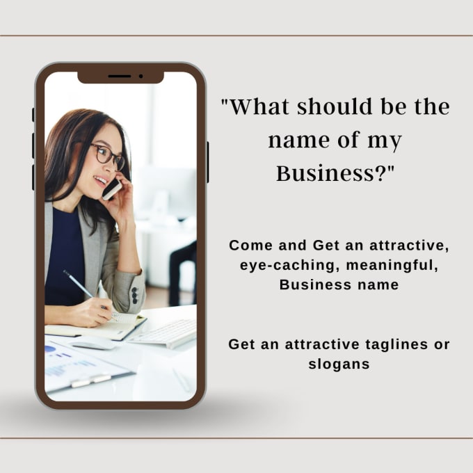 Bestseller - create a unique business name or slogan branding service