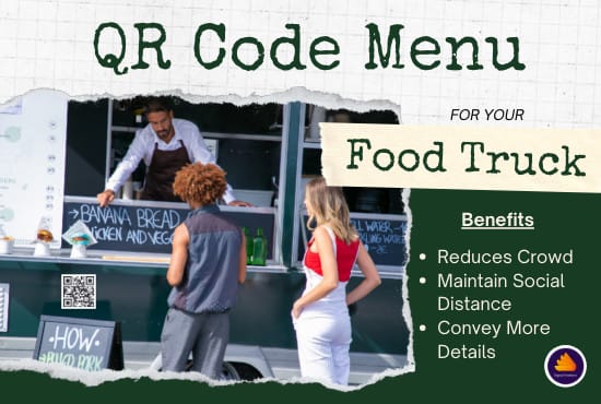 Gig Preview - Design qr code menu app for your food truck