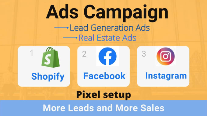 Gig Preview - Run shopify fb ads campaign,fb advertising for leads and sales