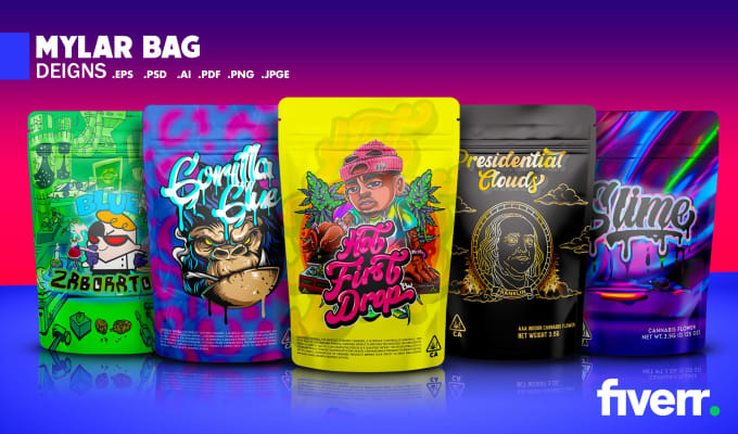 Bestseller - design unique weed pouch, mylar bag, cbd products