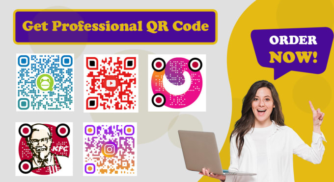 Gig Preview - Be your qr code maker for your business