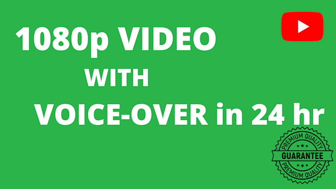 Gig Preview - Turn article into stunning 1080p video with voiceover in 24 hrs