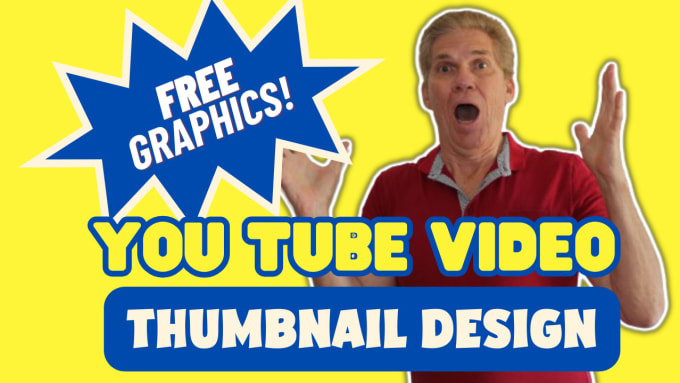 Gig Preview - Design simple bright youtube video thumbnail  for high clicks