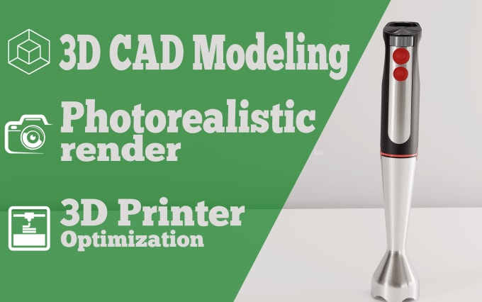 Bestseller - do 3d cad model, photorealistic render, 3d print optimized