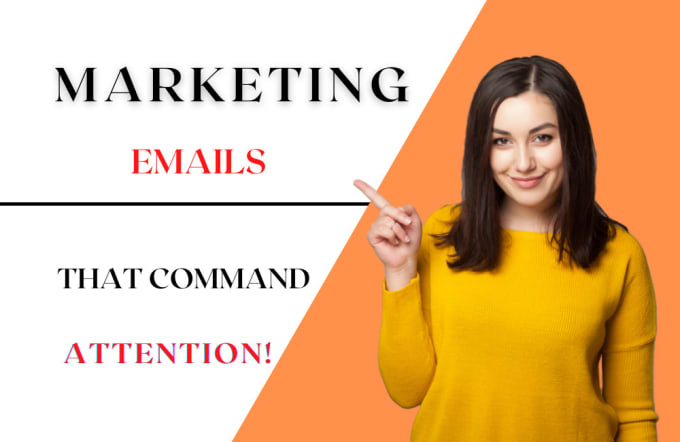 Gig Preview - Write smart marketing emails in sequence for your business