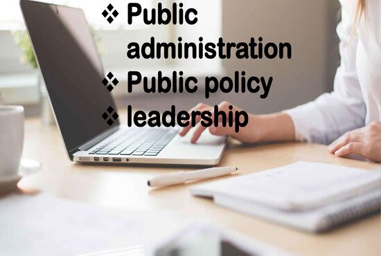 Gig Preview - Handle public administration and public policy tasks