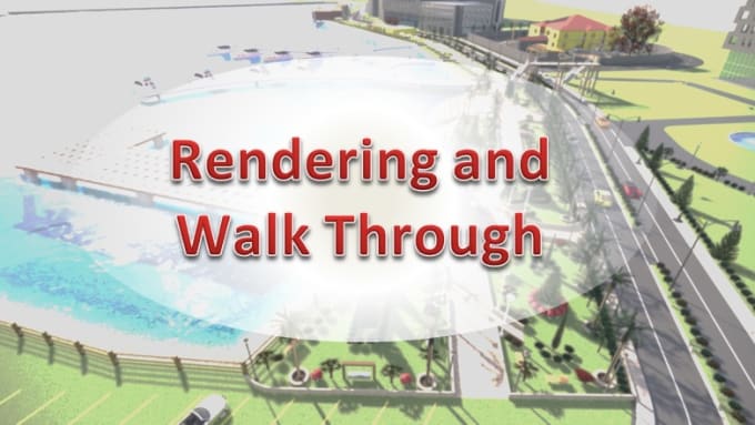 Gig Preview - Deliver architectural 2d 3d rendering walk through