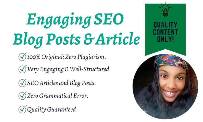 Gig Preview - Write three 500 words blog content and SEO articles