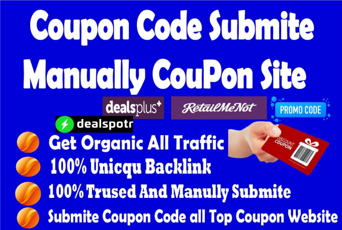 24 best coupon submission services to buy online fiverr