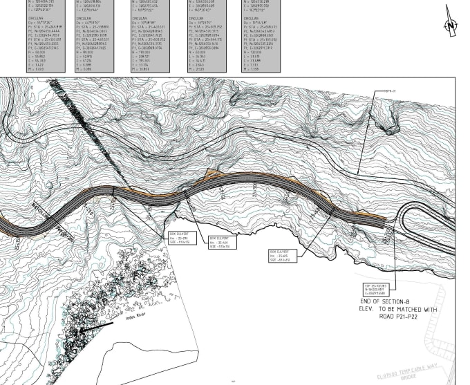 Gig Preview - Do topographic survey, road alignment and cross section