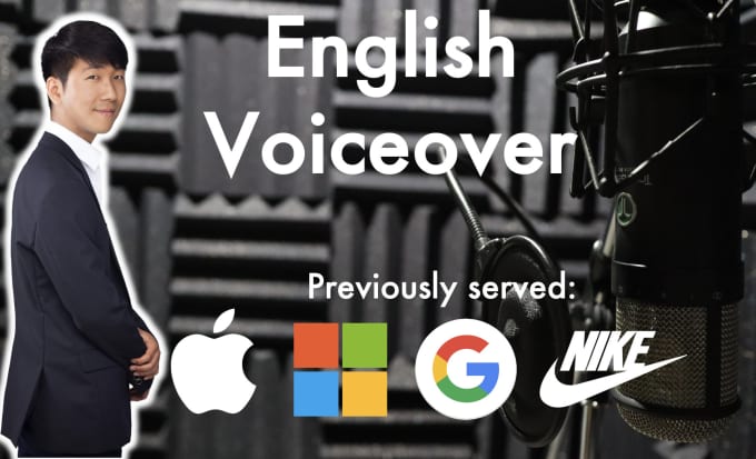 Gig Preview - Record an asian american english male voice over